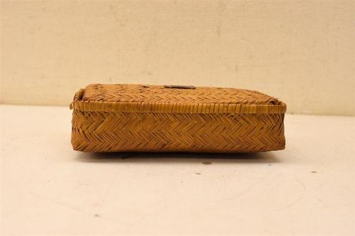 rieten koffertje 46182, Sieraden, Tassen en Uiterlijk, Koffers, Gebruikt, Minder dan 50 cm, Minder dan 35 cm, Ophalen of Verzenden
