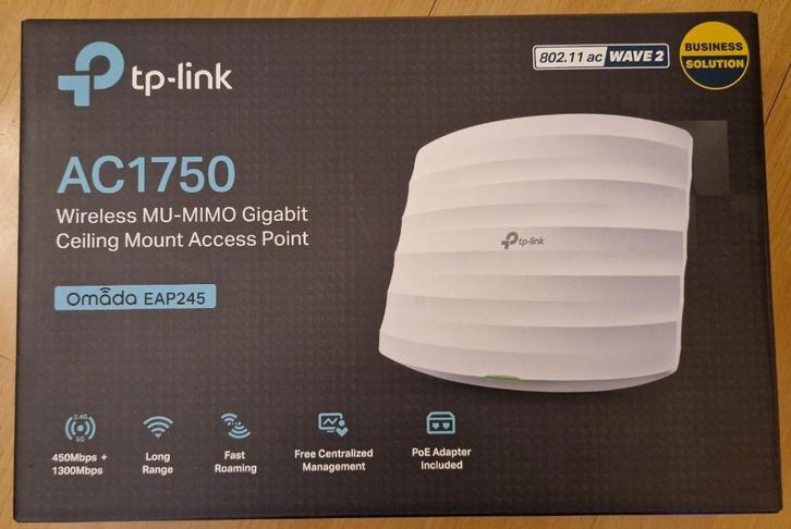 TP-Link AC1750 (EAP 245 V3.0) Access Point, Computers en Software, Accesspoints, Nieuw, Ophalen