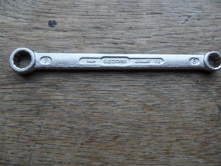 Gedore No 4 platte ringsleutel set 6-22 adv 1, Auto diversen, Autogereedschap, Zo goed als nieuw, Ophalen of Verzenden