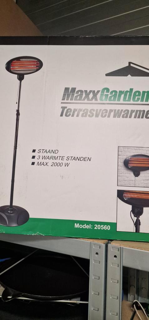 Staande Terrasverwarmer - MaxxGarden, Tuin en Terras, Terrasverwarmers, Nieuw, Elektrisch, Vloer, Ophalen of Verzenden