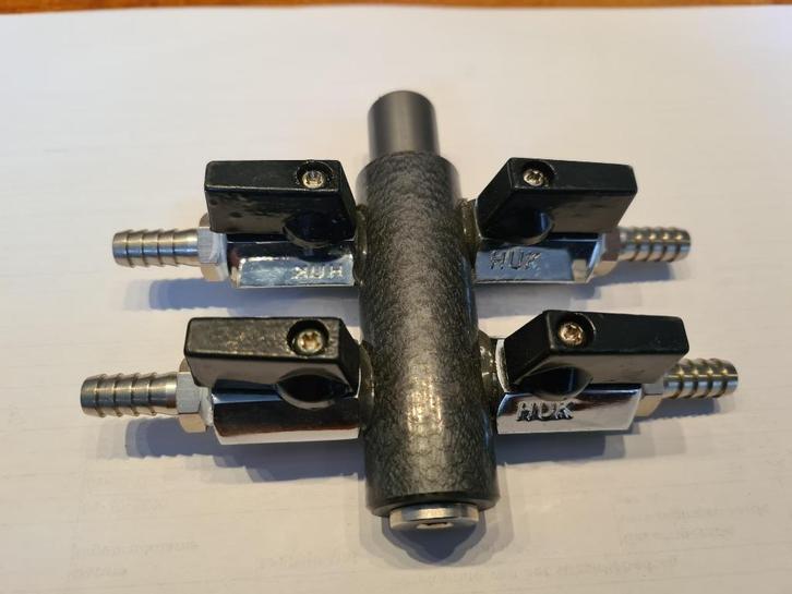 2 LUCHTVERDELERS HUK  9MM HEAVY DUTY 4-WEG Nieuw, Tuin en Terras, Vijver-toebehoren, Nieuw, Overige typen, Ophalen of Verzenden