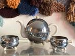 Jaren 40-50 Everthot PBB theepot met roomstel art deco, Ophalen of Verzenden