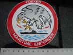 sticker fokker maritime enforcer logo embleem fregat vogel, Verzamelen, Verzenden, Zo goed als nieuw, Bedrijf of Vereniging