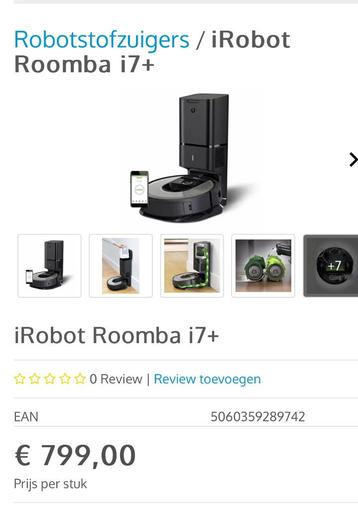 iRobot Roomba i7+ - Robotstofzuiger beschikbaar voor biedingen