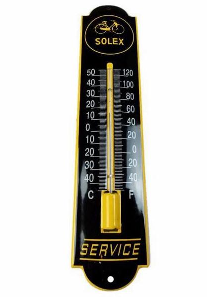 Solex Emaille Thermometer - Must Have voor de Mancave!, Antiek en Kunst, Ophalen of Verzenden