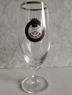 bierglas de leeuw brouwerij Valkenburg 100 jaar 1986, Ophalen of Verzenden, Zo goed als nieuw, Glas of Glazen, Leeuw