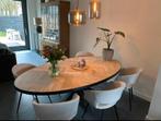 Handgemaakte eiken visgraat tafels!, Huis en Inrichting, Ophalen, Nieuw, Vijf personen of meer, Eikenhout