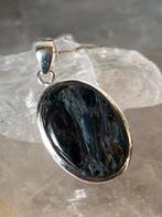 Pietersiet vogel hanger totem amulet beschermt sjamaan uniek, Ophalen of Verzenden, Nieuw, Zilver, Met edelsteen