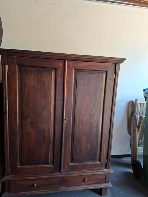 Houten Kastje met Deuren en Lades, Huis en Inrichting, Kasten | Overige, Gebruikt, Ophalen