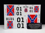 modelauto: water oplossende sticker Dukes of Hazzard 1:43, Overige merken, KC Decals, Auto, Nieuw