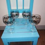 Luminarc wijnglazen  met zwarte druifrank 4 stuks, Huis en Inrichting, Ophalen, Glas of Glazen, Overige stijlen, Glas