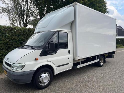 Ford Transit 350L 2.4 TDCI , dubbellucht , meubelbak + laadk, Auto's, Bestelauto's, Bedrijf, Te koop, Achteruitrijcamera, Centrale vergrendeling