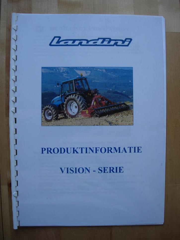 Landini Vision Tractor Trekker Brochure 2002 – 80 90 100, Boeken, Catalogussen en Folders, Zo goed als nieuw, Folder, Ophalen