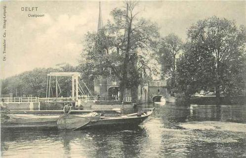 (301-036-007) Delft Oostpoort, Verzamelen, Ansichtkaarten | Nederland, Zuid-Holland, Verzenden