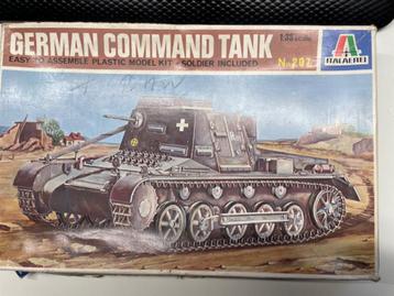 Bouwdoos 1:35 Italeri 207 German Command Tank beschikbaar voor biedingen
