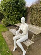 Te koop zittende dames paspop, Verzamelen, Poppen, Ophalen, Gebruikt, Pop, Levensecht of Reborn