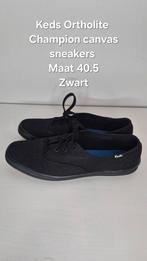 Keds Champion Zwart Canvas Sneakers - Maat 40.5, Keds, Zwart, Ophalen of Verzenden, Sneakers of Gympen