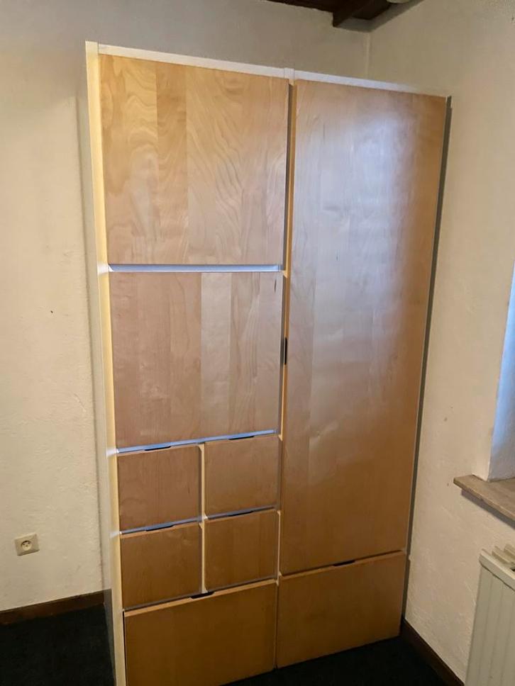 Mooie Rakke Kledingkast - Praktisch en ruim, Huis en Inrichting, Kasten | Kledingkasten, Gebruikt, 200 cm of meer, 100 tot 150 cm