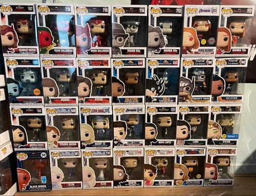 marvel, stranger things en overige funko pops, Verzamelen, Complete verzamelingen en Collecties, Ophalen of Verzenden