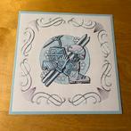 Geborduurde kerstkaart 10, Ophalen of Verzenden, Zo goed als nieuw, Overige thema's