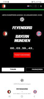 FEYENOORD- Bayern Munchen W4 1 kaartje, Tickets en Kaartjes, Eén persoon, April