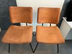 2x eetkamerstoel Bodilson Place cognac, Huis en Inrichting, Stoelen, Twee, Gebruikt, Leer, Ophalen of Verzenden