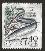 Zweden 156, paling, Verzenden, Zweden, Gestempeld