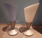 2 glazen tafellampen Kryolit., Gebruikt, Ophalen of Verzenden