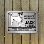waakbord jack Russel Terrier zilver, Nieuw, Ophalen of Verzenden