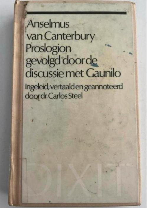 ANSELMUS VAN CANTERBURY PROSLOGION GEVOLGD DOOR DE DISCUSSIE, Boeken, Overige Boeken, Gelezen, Ophalen of Verzenden