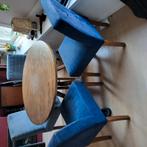 Ronde tafel 100 cm evt met stoelen, Ophalen, Gebruikt, Rond, 100 tot 150 cm