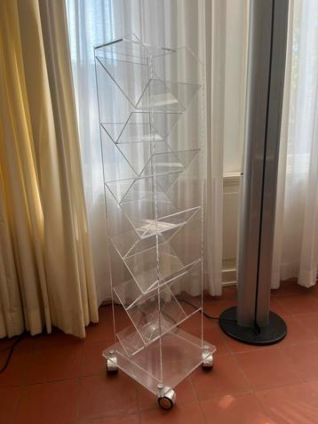 CD Standaard Transparant Verrijdbaar Kantoor/Winkel Display beschikbaar voor biedingen