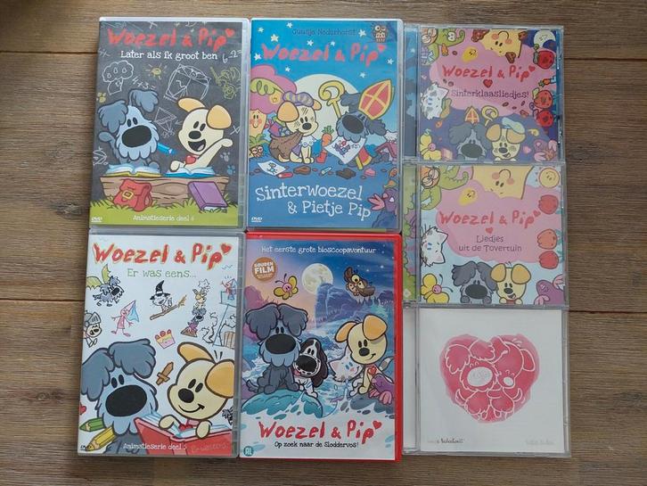 Woezel & Pip diverse cd's & dvd's, Cd's en Dvd's, Dvd's | Kinderen en Jeugd, Nieuw in verpakking, Avontuur, Alle leeftijden, Ophalen of Verzenden