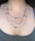 Dames ketting zilverkleurig, Overige materialen, Ophalen of Verzenden, Zilver, Verstelbaar