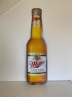 Vitage aluminium plaat Miller bier; reclamebord voor mancave, Verzamelen, Reclamebord, Zo goed als nieuw, Ophalen