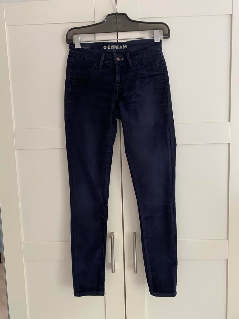 Denham Spray Super Tight Fit Jeans W26, Ophalen of Verzenden, Zo goed als nieuw, Blauw, W27 (confectie 34) of kleiner