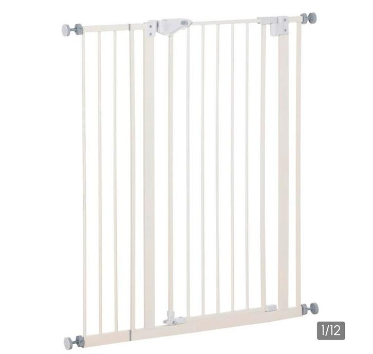 pawhut trap of deurkozijnen hekje, Kinderen en Baby's, Traphekjes, Nieuw, Klemhekje, Metaal of IJzer, 100 tot 115 cm, Ophalen of Verzenden