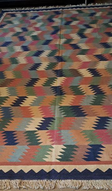 mooie multicolor perzisch oosterse kelim tapijt beschikbaar voor biedingen