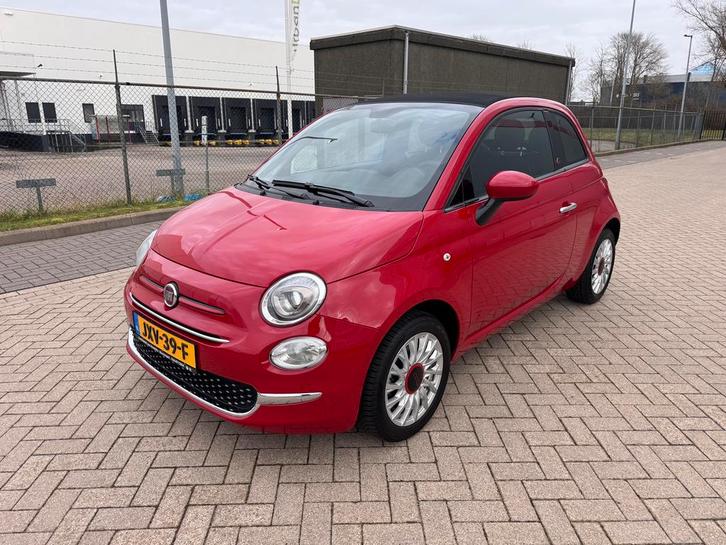 Fiat 500C 1.0 Hybrid ‘Red’ |Cabrio |Carplay | Cruise |BTW |, Auto's, Fiat, Bedrijf, 500C, ABS, Airbags, Airconditioning, Android Auto