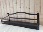 Brocante metalen wandplank, Ophalen of Verzenden, Gebruikt