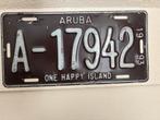 Arubaanse nummerplaten 3 stuks, Ophalen of Verzenden