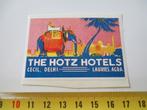 sticker the hotz hotels cecil delhi lauries agra india, Ophalen, Zo goed als nieuw