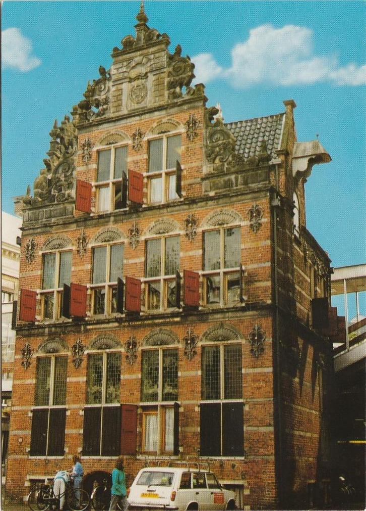 STAD GRONINGEN Goudkantoor met Lada, Verzamelen, Ansichtkaarten | Nederland, Ongelopen, Groningen, 1980 tot heden, Verzenden