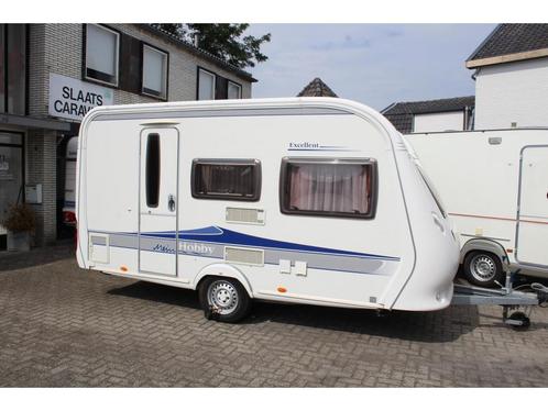 Hobby Excellent 400 sf vastbed 4 pers voortent 920/1200KG, Caravans en Kamperen, Caravans, Bedrijf, tot en met 4, 750 - 1000 kg