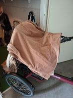 2 gordijnenfluweel hoog240cm breed 280cm 2stuks samen 5 euro, 200 cm of meer, Beige, Ophalen of Verzenden, Zo goed als nieuw