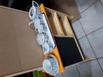 Servies, Ophalen of Verzenden, Gebruikt, Metaal of Aluminium
