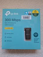 TP Link Mini wireless USB adapter 300Mbps, Computers en Software, Netwerkkaarten, Ophalen of Verzenden, Zo goed als nieuw, Extern