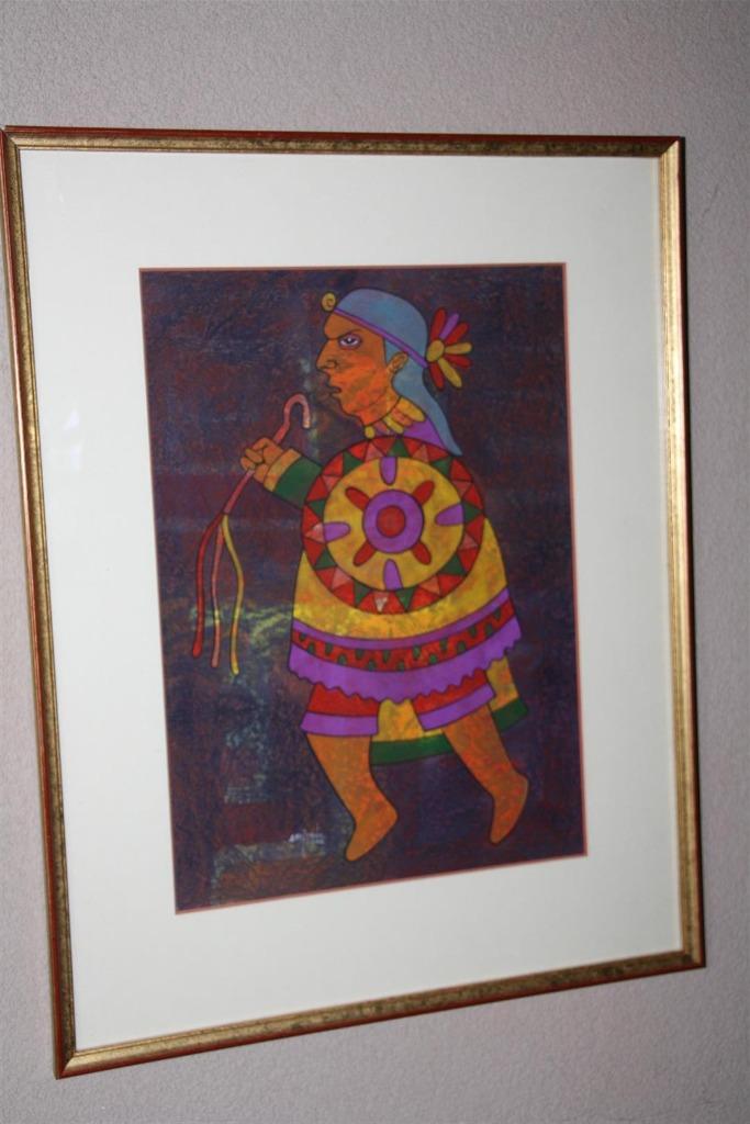 prachtig kunstwerk ( zeefdruk ? ) van A Buitron uit 2002, Antiek en Kunst, Kunst | Schilderijen | Modern, Ophalen