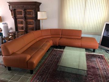 De Sede DS18 Leren Design Hoekbank Sofa Cognac beschikbaar voor biedingen