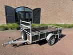Stevige aanhanger 250 x 130 – Incl. steunpoot & reservewiel, Ophalen, Zo goed als nieuw